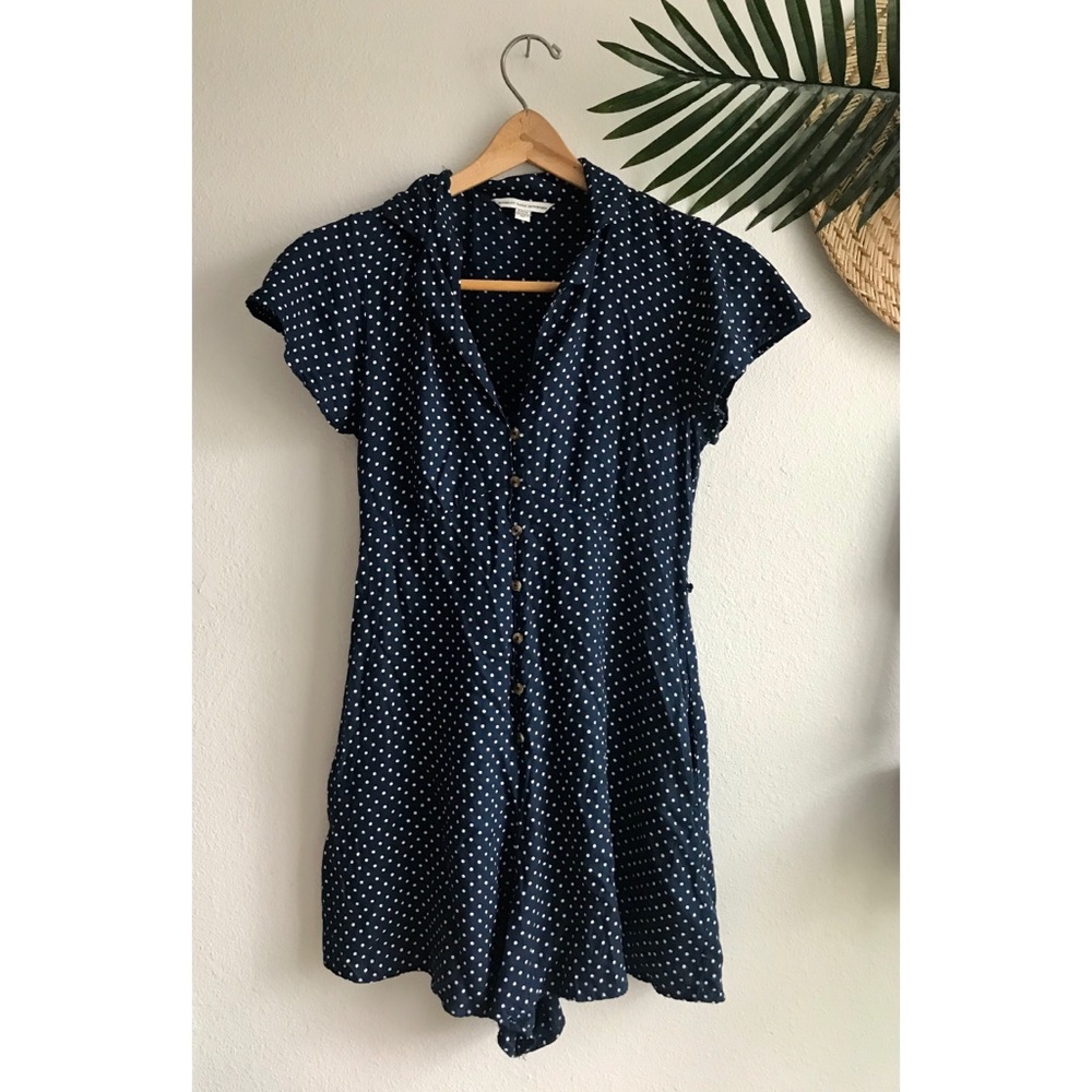 American Eagle Romper Polka-Dot